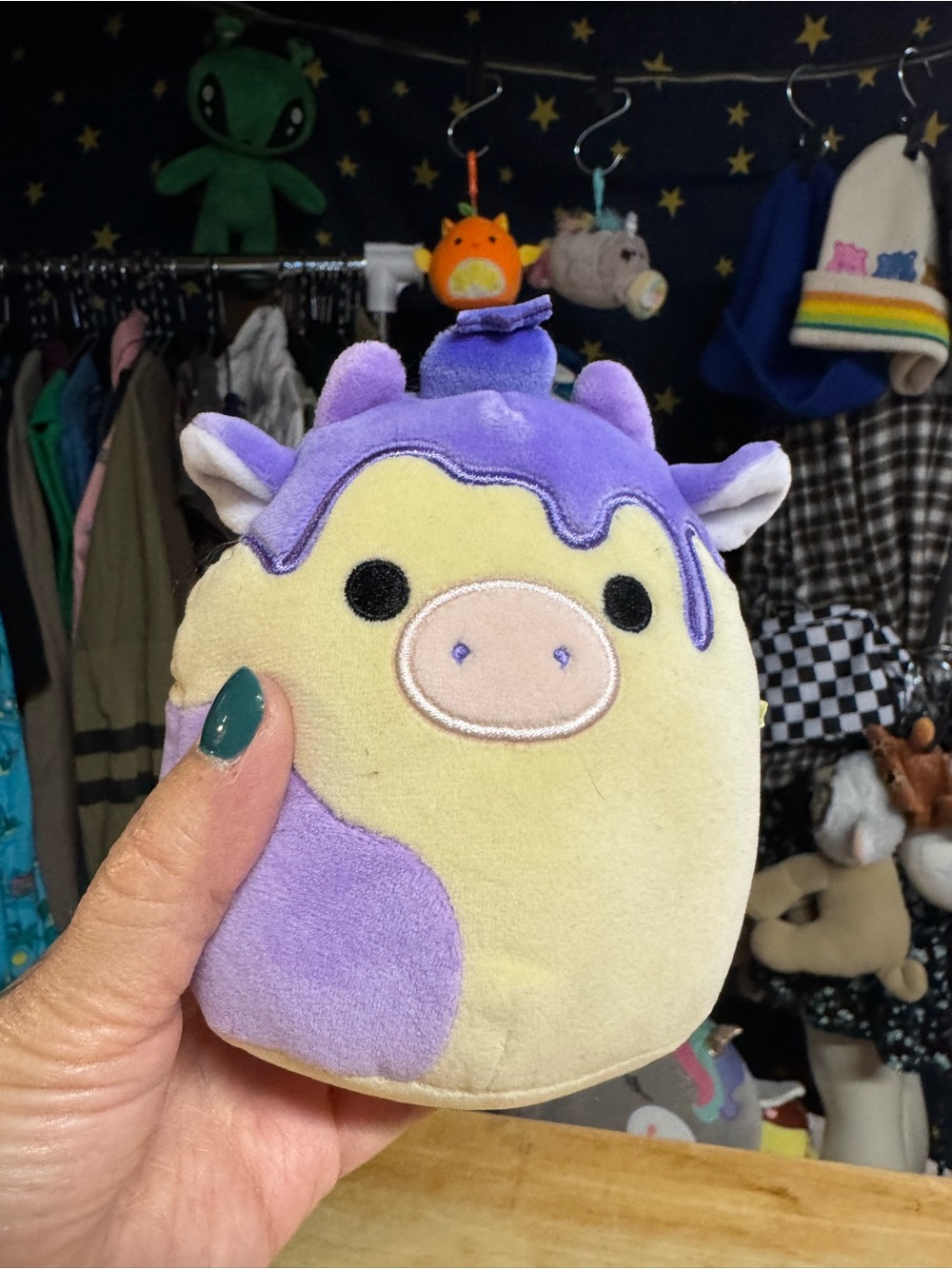 Blueberry Cow Squishmallow
